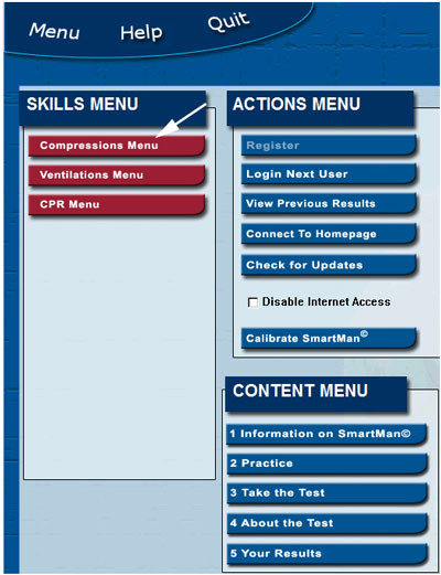 SmartMan Skills Menu